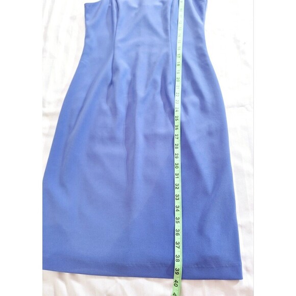 JOSEPH RIBKOFF Colbolt BLUE DRESS WITH MULTI STRAP DETAIL SIZE 10 - Picture 5 of 7